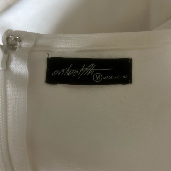 White Mini Dress - Picture 3 of 4